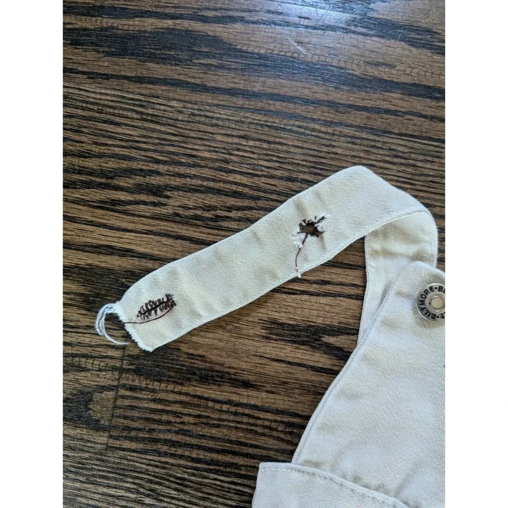 Vintage 70s Soft baby Boy Girl Overalls Pants Size 6-12 Months Biltmore Made USA